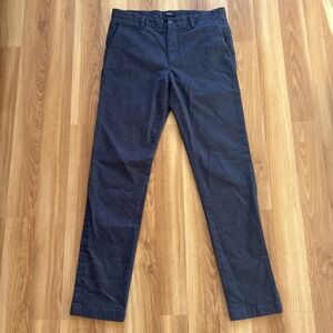 Theory Zaine SW Comfort Twill Pants 34" x 32" Slim Straight Navy/Denim Blue